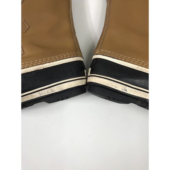 Sorel Men's Caribou Winter Snow Boots Waterproof Brown US 6 EU38 Faux Fur Lining - Picture 6 of 10